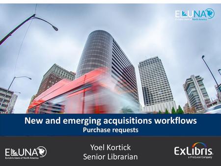 New and emerging acquisitions workflows Purchase requests