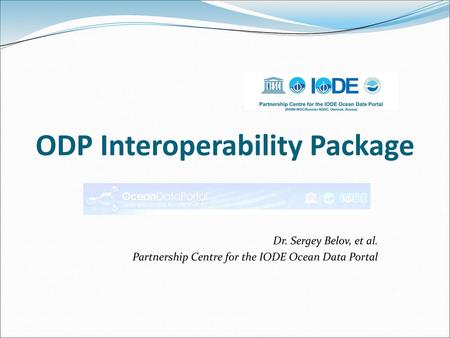 ODP Interoperability Package