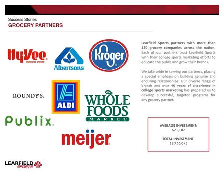 GROCERY PARTNERS Success Stories
