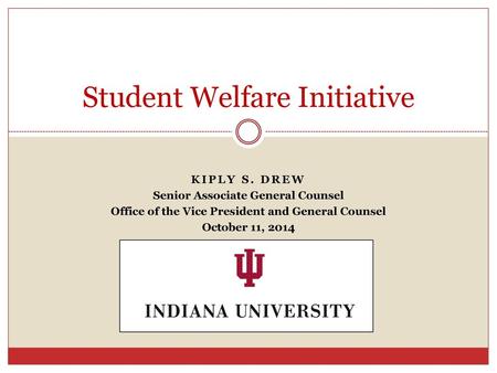 Student Welfare Initiative