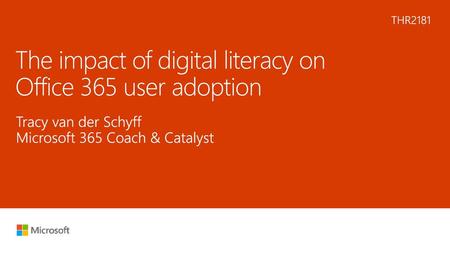The impact of digital literacy on Office 365 user adoption