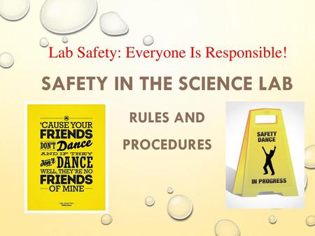 Safety in the Science Lab