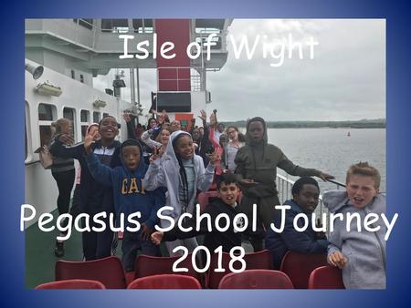 Pegasus School Journey 2018