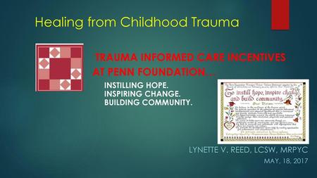 Healing from Childhood Trauma