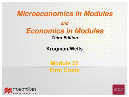 Module 22 Firm Costs.