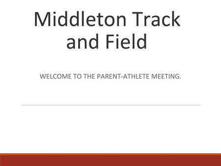 Middleton Track and Field