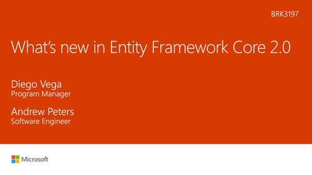 What’s new in Entity Framework Core 2.0