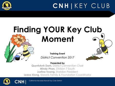 Finding YOUR Key Club Moment