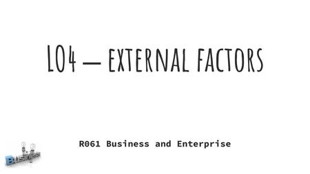 R061 Business and Enterprise
