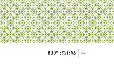 Body Systems Kline.