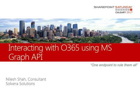 Interacting with O365 using MS Graph API