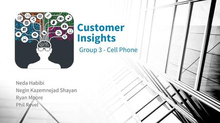 Customer Insights Group 3 - Cell Phone