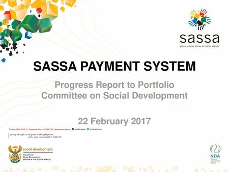 Progress Report to Portfolio Committee on Social Development