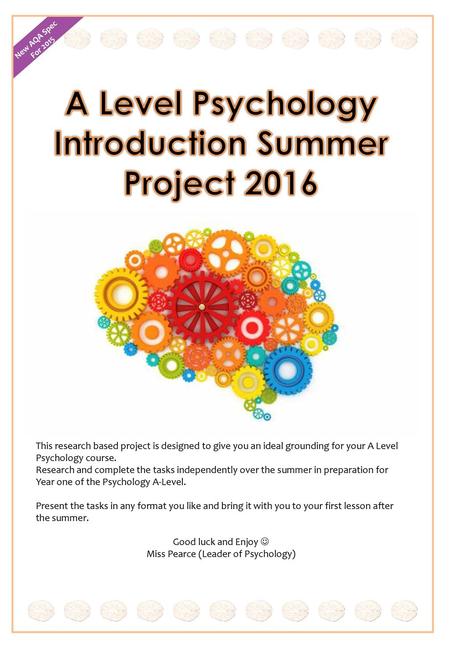 Introduction Summer Project 2016