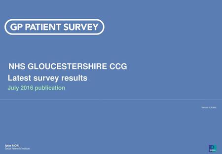 NHS GLOUCESTERSHIRE CCG