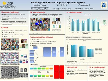 Predicting Visual Search Targets via Eye Tracking Data