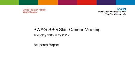 SWAG SSG Skin Cancer Meeting