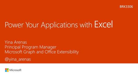Power Your Applications with Excel
