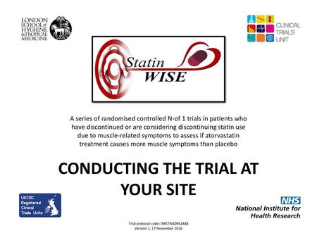 CONDUCTING THE TRIAL AT