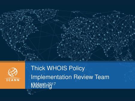 Implementation Review Team Meeting