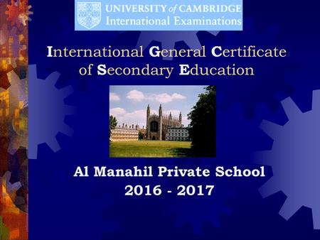 International General Certificate of Secondary Education