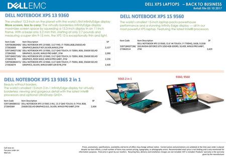 DELL NOTEBOOK XPS DELL NOTEBOOK XPS