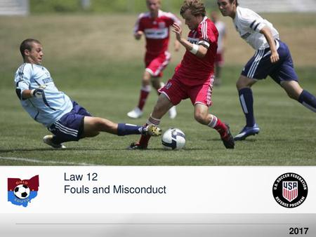 Law 12 Fouls and Misconduct 2017.