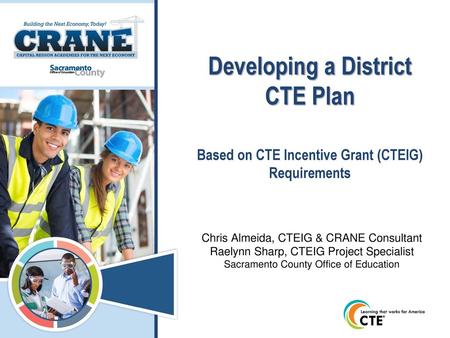 Developing a District CTE Plan