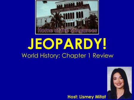 World History: Chapter 1 Review