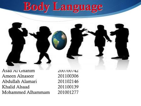 Body Language Asad Al Ghanim Ameen Alnaseer