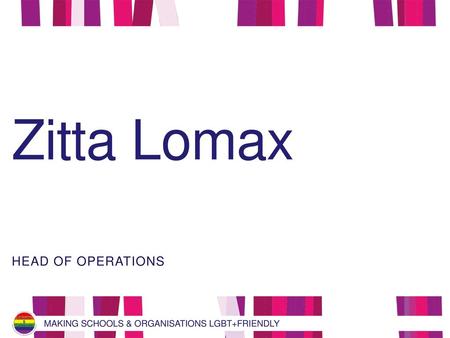 Zitta Lomax HEAD OF OPERATIONS.
