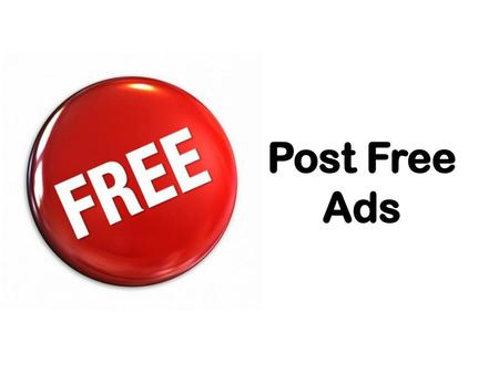 Post Free Ads.