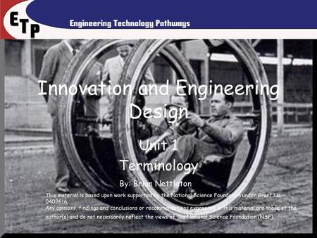 Innovation and Engineering Design