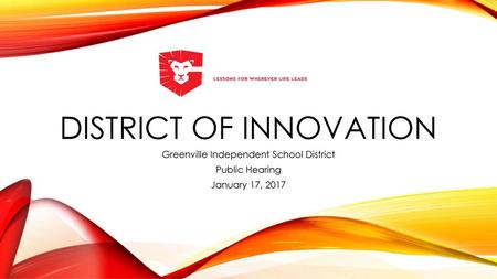 District of Innovation