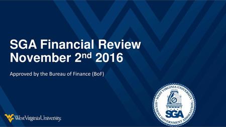 SGA Financial Review November 2nd 2016