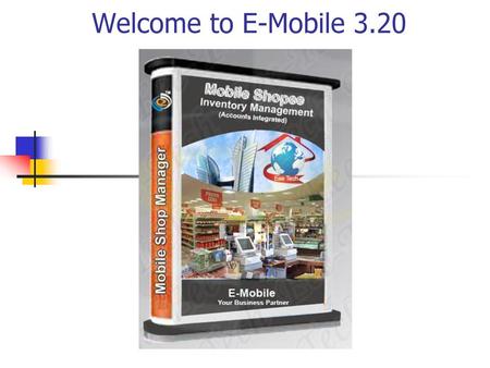 Welcome to E-Mobile 3.20.