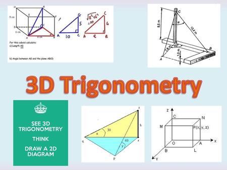 3D Trigonometry.