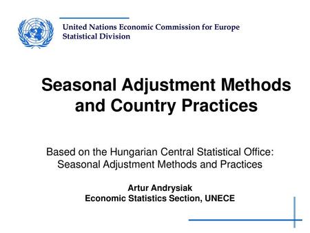 Seasonal Adjustment Methods and Country Practices