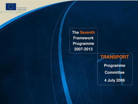The Seventh Framework Programme