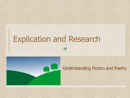 Explication and Research