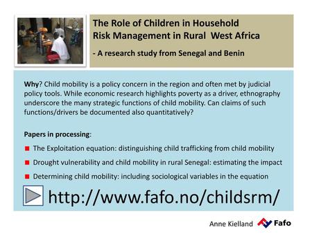 The Role of Children in Household