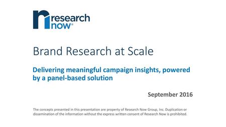 Brand Research at Scale