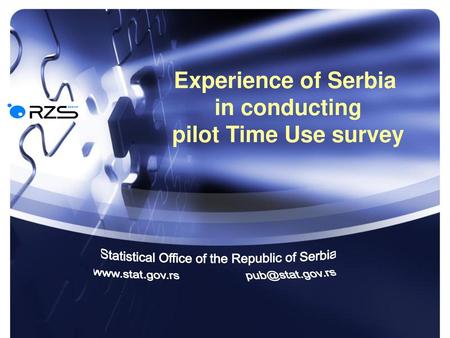 Experience of Serbia in conducting pilot Time Use survey