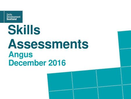 Skills Assessments Angus December 2016.