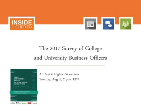 The 2017 Survey of College and University Business Officers