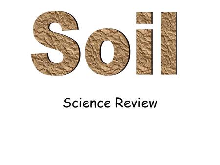 Soil Science Review.