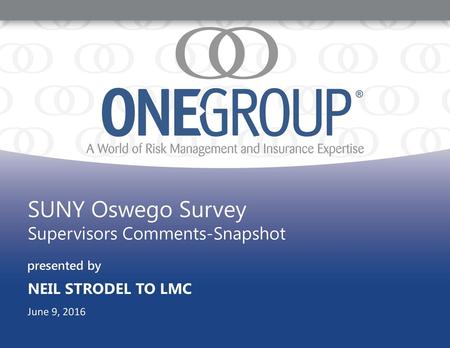 SUNY Oswego Survey Supervisors Comments-Snapshot