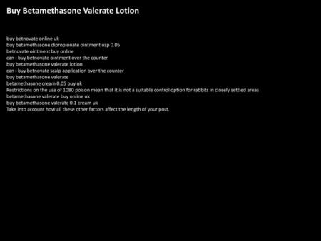 Buy Betamethasone Valerate Lotion