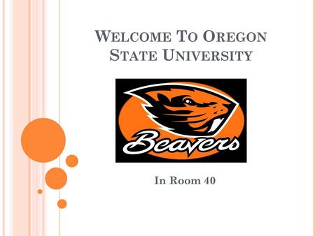 Welcome To Oregon State University