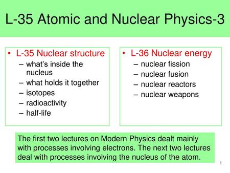 L-35 Atomic and Nuclear Physics-3